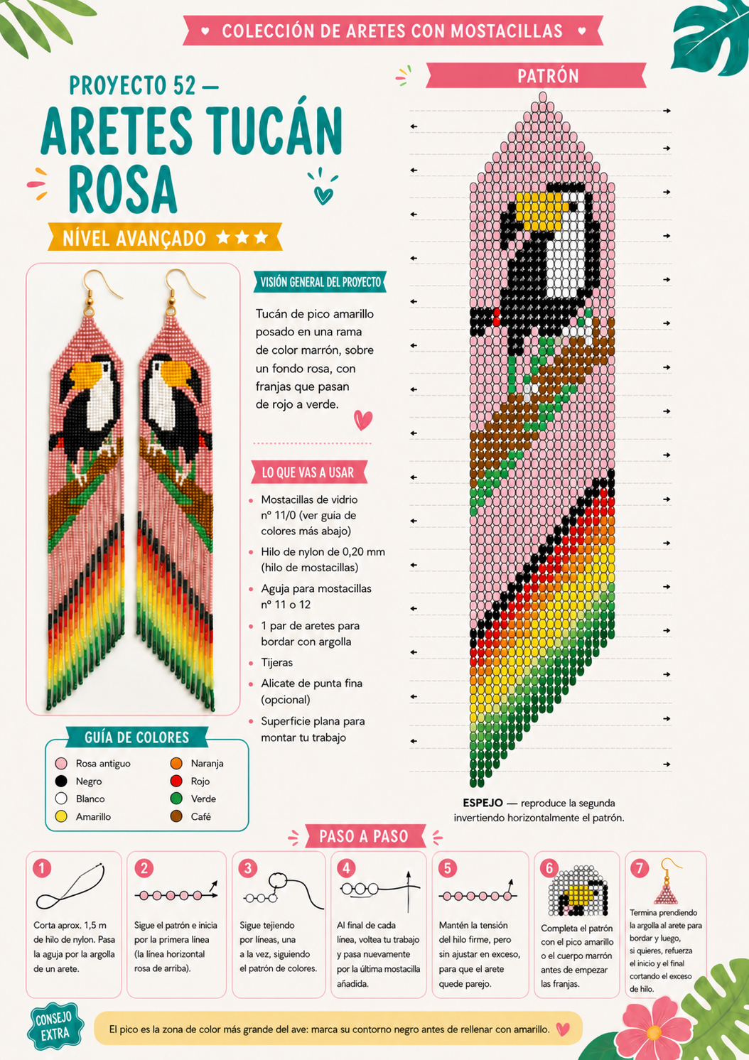 Aretes con mostacillas · amostras-m06-corregida